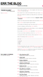 Mobile Screenshot of errtheblog.com